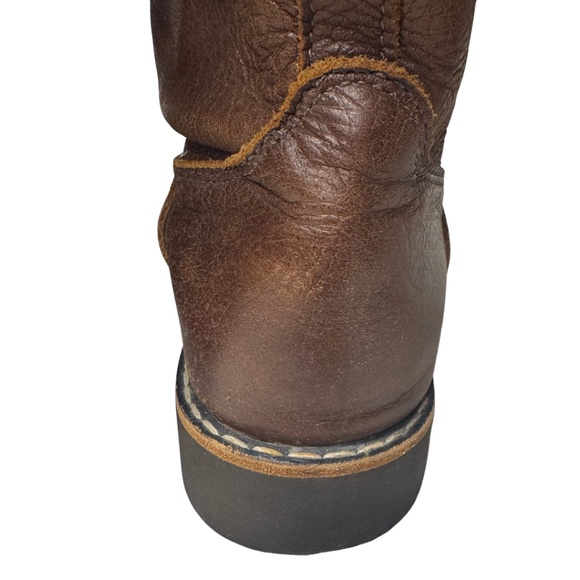 Roots Leather Knee-High Boots | Made in Canada | Brown | Size 7 - Picture 5 of 16